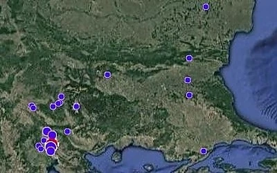 Земетресение в Гърция се усети и у нас