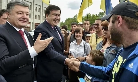 Саакашвили с незаконно украинско гражданство
