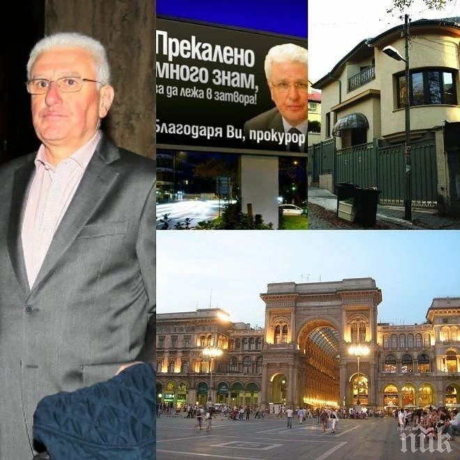 Оневиненият Христо Бисеров избяга в Италия - стяга тузарски рожден ден в огромния си палат в Милано