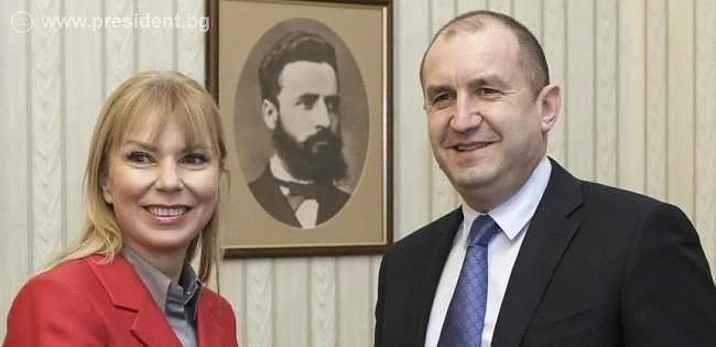 Радев се срещна с еврокомисар Елжбета Бенковска