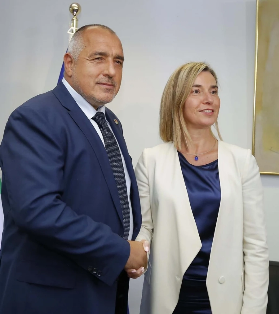 Федерика Могерини с благодарствено писмо до Бойко Борисов