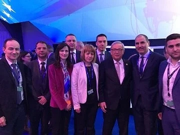 Юнкер на среща с Цветанов: Очаквам да работим заедно за силна и просперираща Европа