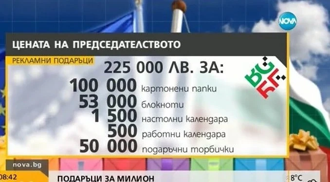 Ето какви подаръци сме приготвили за Европредседателството и колко ще струват