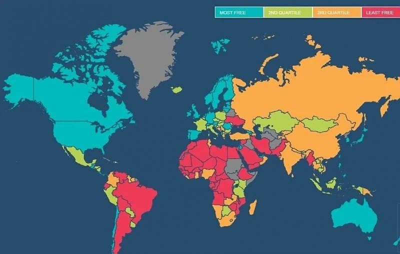 Слабата съдебна система праща България при Африка и Близкия Изток по свобода на икономиката