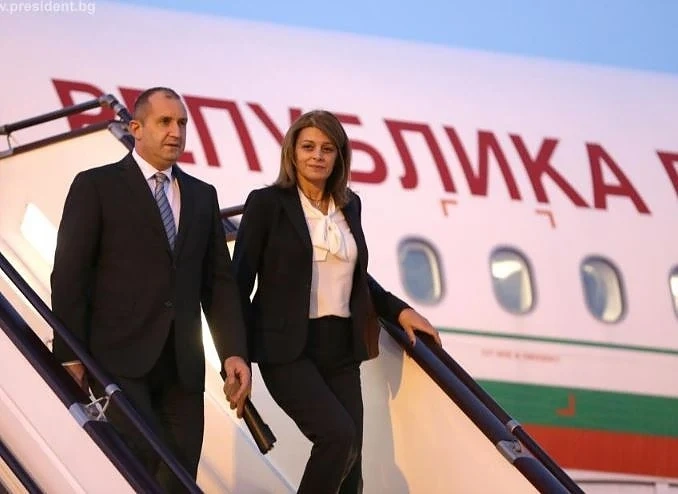 Румен Радев и съпругата му посрещнати с пълни почести в Азербайджан
