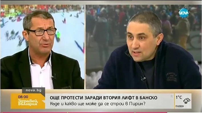 Асен Генов vs Каролев в зрелищен тв спор за лифта в Банско