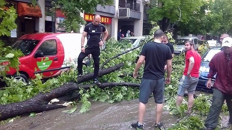 Бедствено положение в Плевен след градушката, десетки къщи са с отнесен покрив
