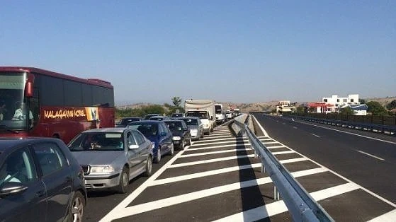 Катастрофа предизвика задръстване на Тракия тази сутрин
