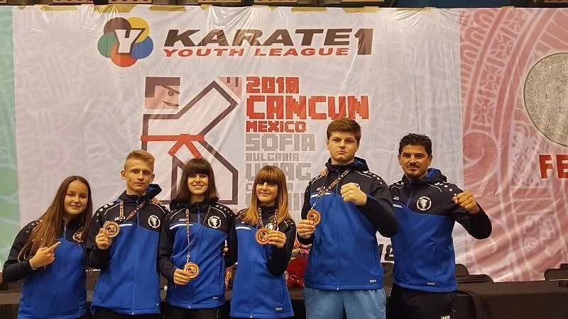 Четири медала за България на Световната младежка карате лига в Мексико