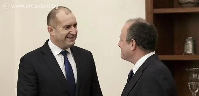 Президентът Румен Радев се срещна с посланика на САЩ Ерик Рубин