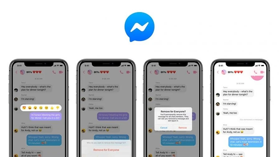 Потребителите ще могат да трият съобщения в Messenger