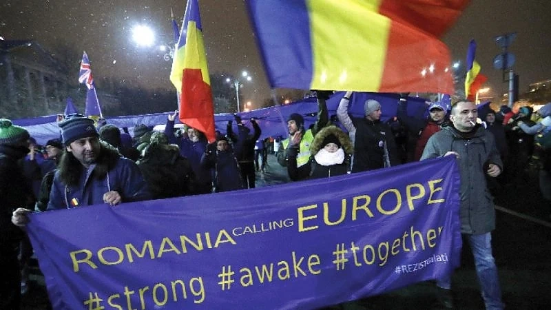 Хиляди румънци на протест срещу правителството