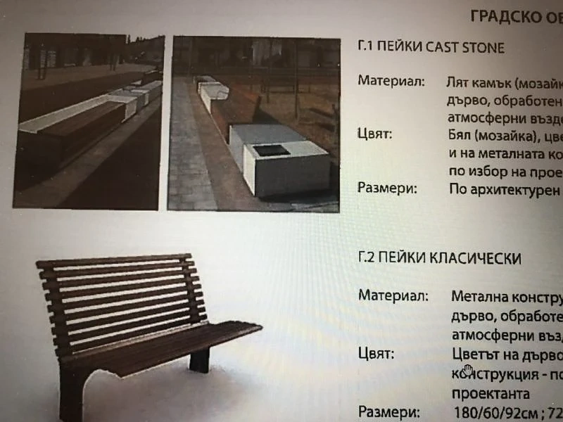 Фандъкова: Няма пейки по 10 000 лв., 11 елемента от лят камък ще има пред \'Ал. Невски\' и Военния клуб