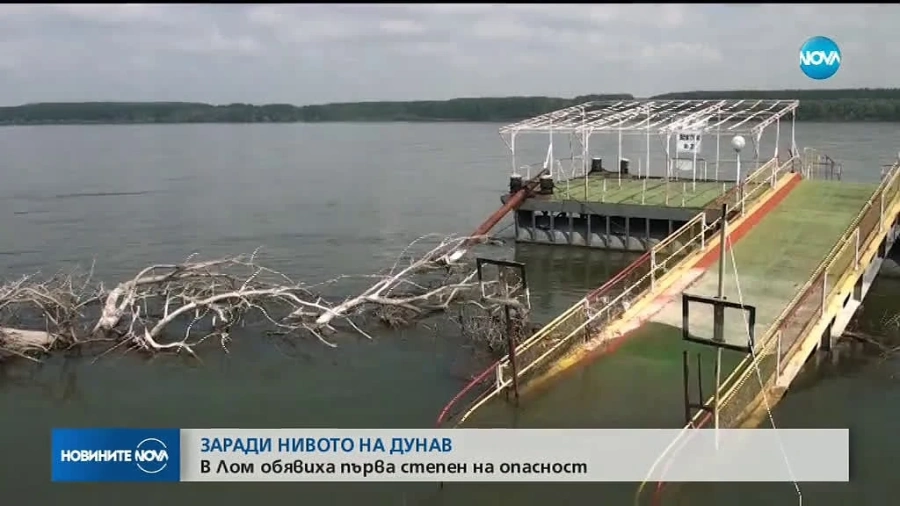 Опасност Първа степен заради нивото на река Дунав