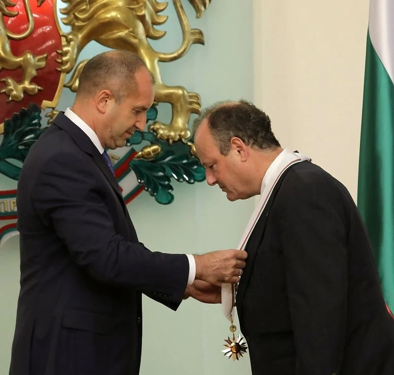 Президентът удостои американския посланик с орден Стара планина първа степен