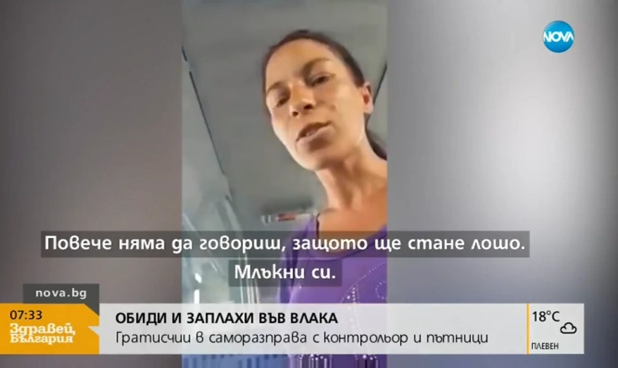 Саморазправа между гратисчии и кондуктор във влак