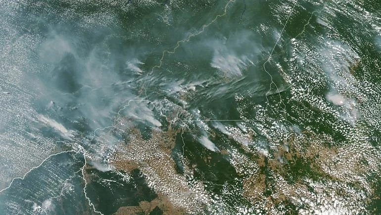 Тропическите гори в Бразилските горят с рекордна скорост