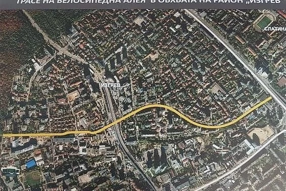 Над 3 км нова велоалея свързва Изгрев със Слатина, слага началото на зелен ринг на София