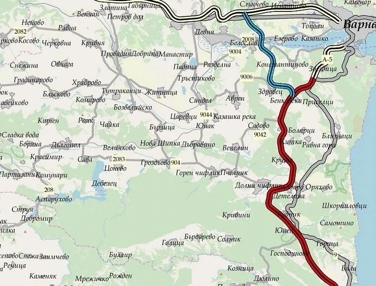 Днес отварят офертите за магистралата от Варна до Бургас