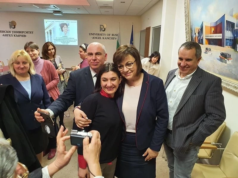 Нинова в Русенския университет: Ще бъдете част от европейски план за високи технологии и изкуствен интелект