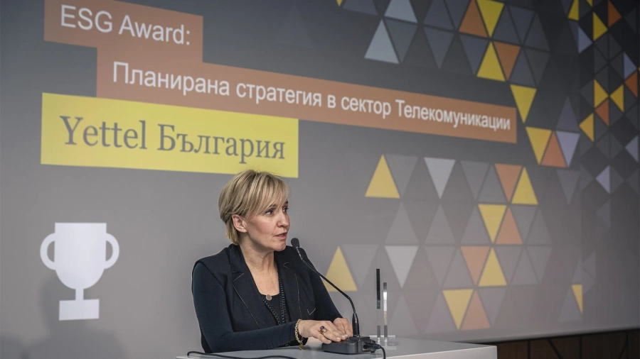 Yettel спечели ESG наградата на PwC за своята стратегия за устойчивост в телекомуникациите