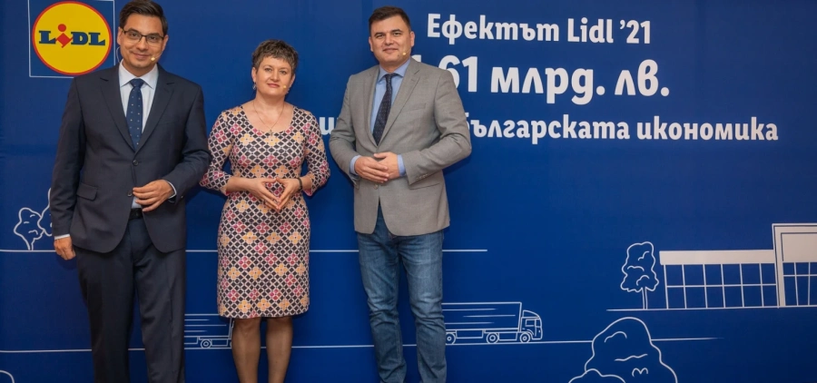 1,61 млрд. лв. е приносът на Lidl  към българската икономика за 2021 г. 