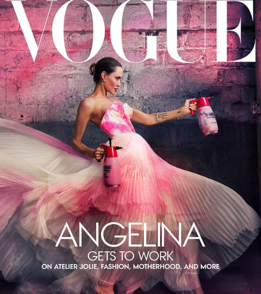 Анджелина Джоли позира за ноемврийския брой на списание Vogue