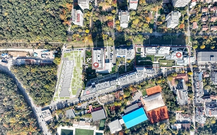 Първата на Балканите терасовидна зелена сграда