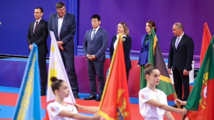 Кметът на София откри официално Световната купа по художествена гимнастика в София 