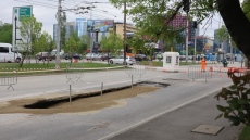 Метрополитен: Няма опасност за живущите край пропадналия участък на \