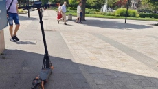 В Плевен временно отнемат тротинетките, управлявани в централната пешеходна зона