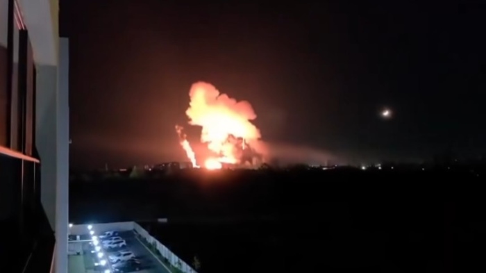 Експлозии и пожар на територията на ТЕЦ \